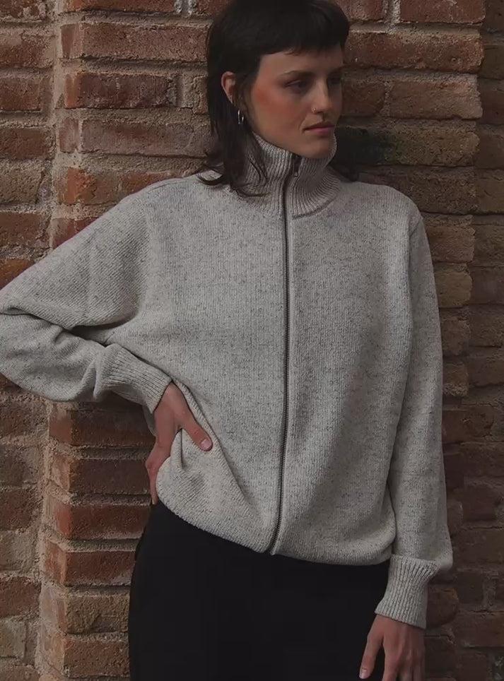 Iaios Jersey Cremallera Blanco