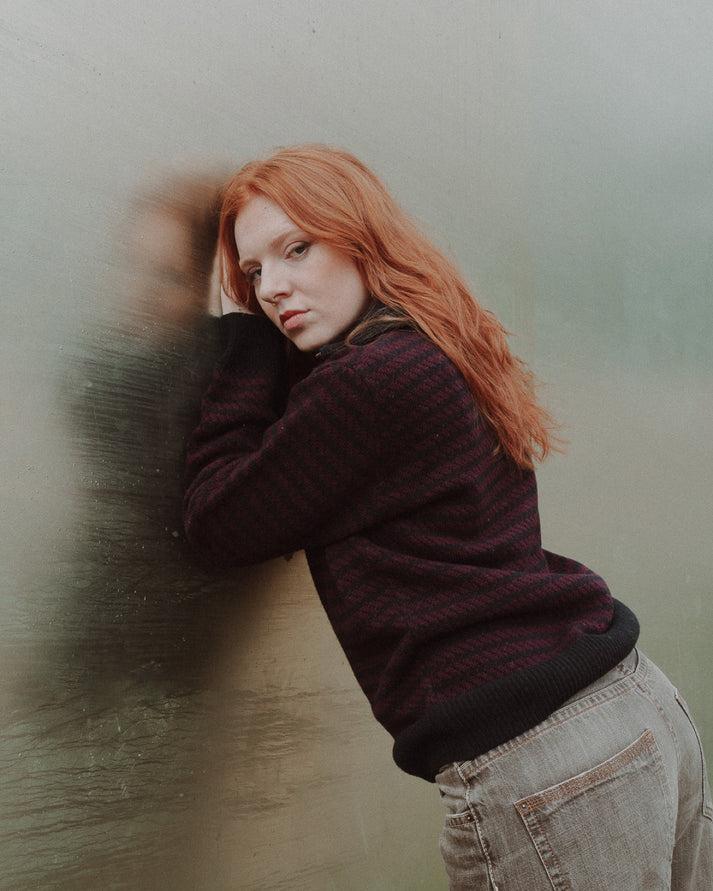 Iaios Jersey Cremallera Jacquard