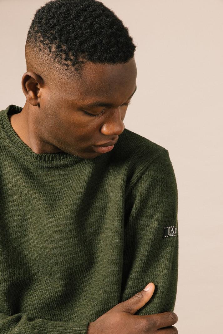 Iaios Jersey Verde Oscuro