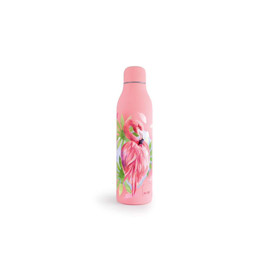Ibili Botella Termo Doble Pared Smart Flamingo