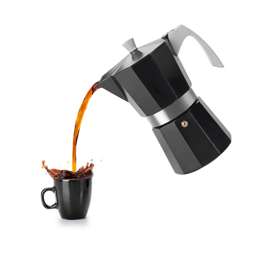 Ibili Cafetera Express Evva Black