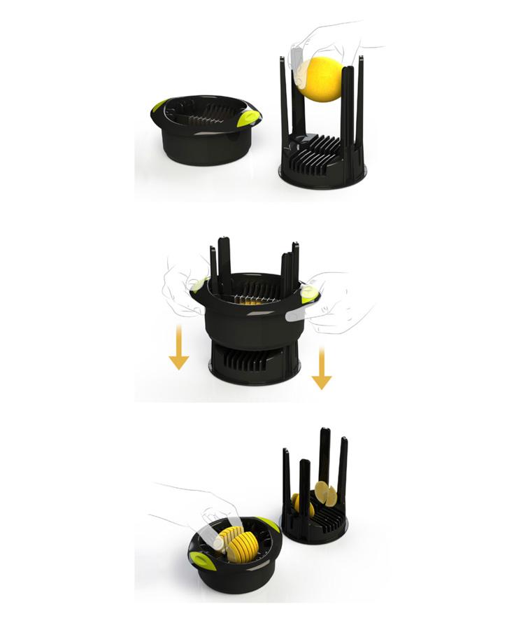 Ibili Cortador Para Limones En Media Luna