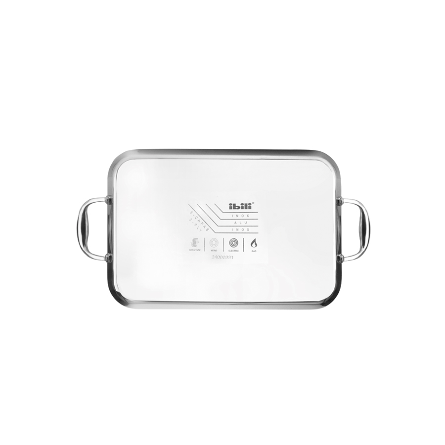 Ibili Grill Plancha Triply Natural