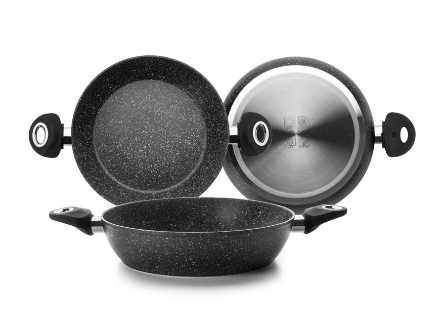 Ibili Sartén Honda con Asas Natura