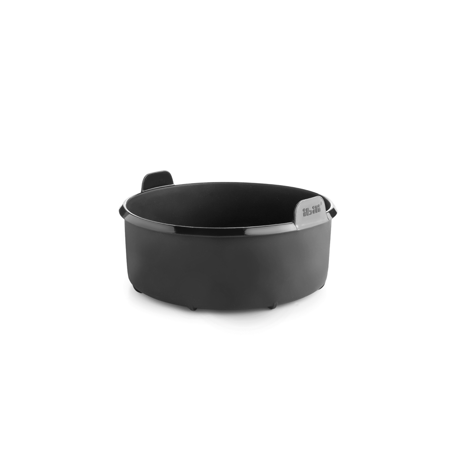 Ibili Recipiente para Freidora de Aire Silicona Redondo