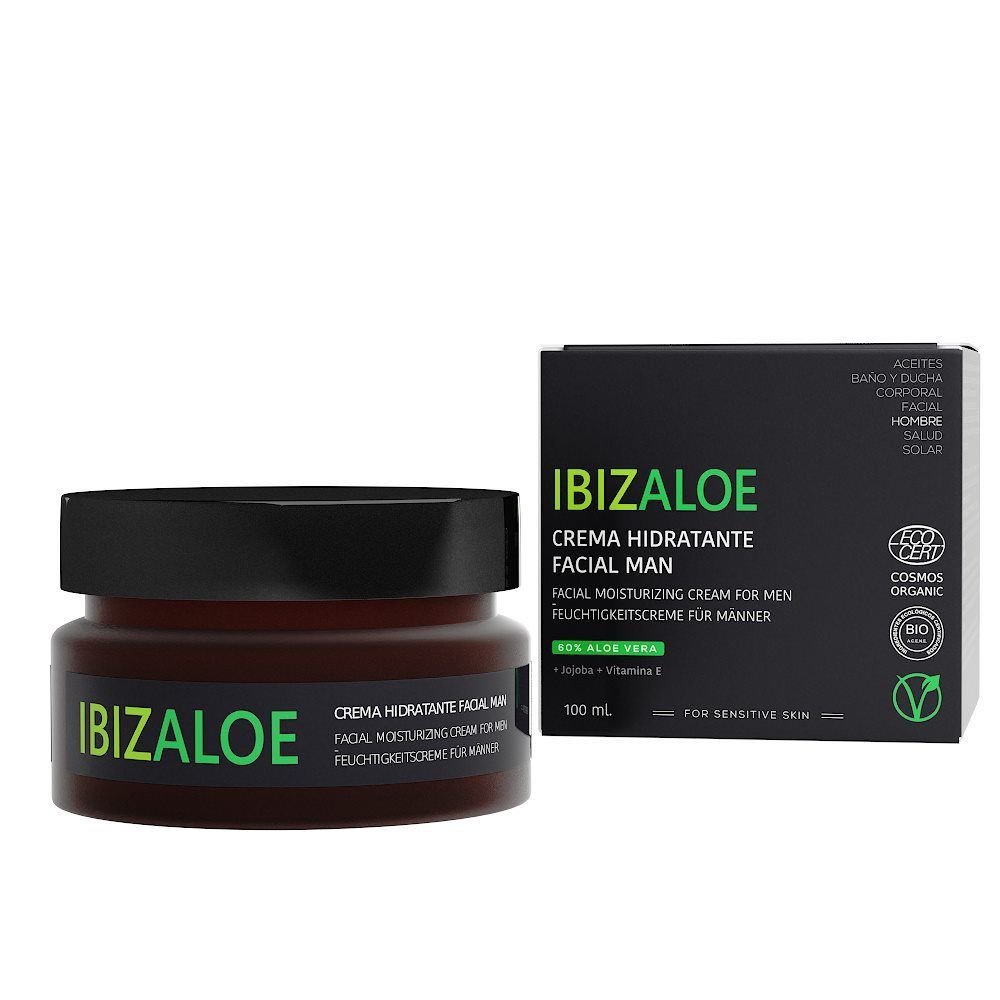 Ibizaloe ▷ Comprar Crema Hidratante Facial Masculina ◁ IBIZALOE