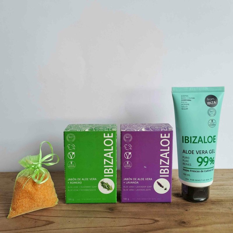 Ibizaloe Cesta Regalo Aloe Vera Imprescindibles