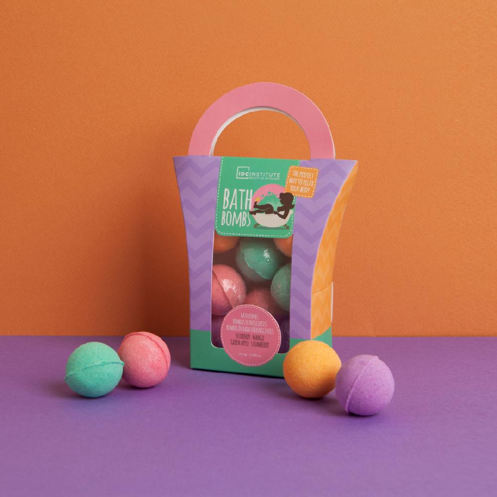 Idc institute Pack de bombas de baño multicolor - IDC Institute