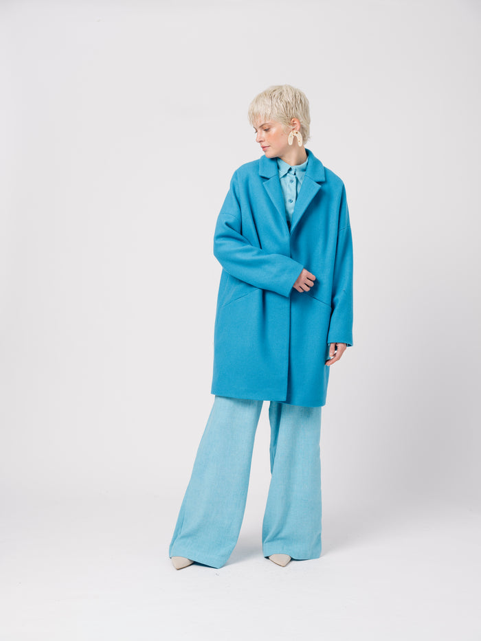 Ifeelnut Gento Coat Blue – Ifeelnut
