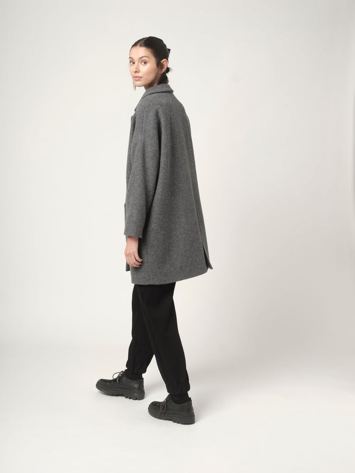 Ifeelnut Gento Coat Dark Grey – Ifeelnut