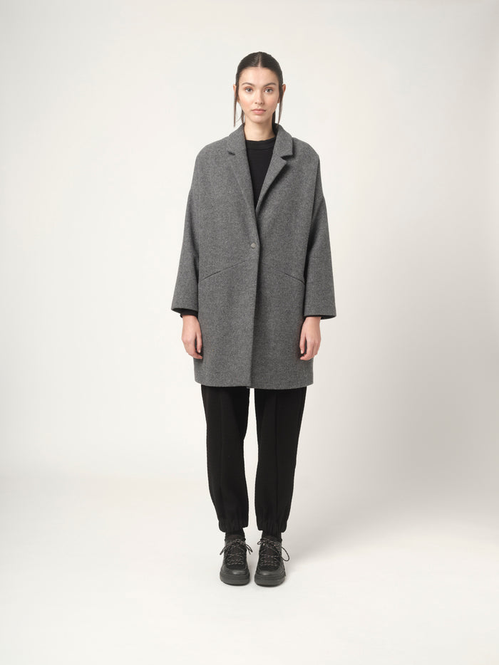 Ifeelnut Gento Coat Dark Grey – Ifeelnut