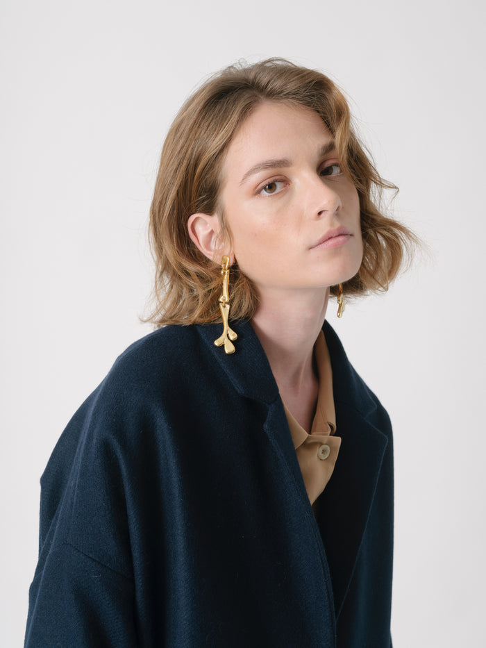 Ifeelnut Gento Coat Navy – Ifeelnut