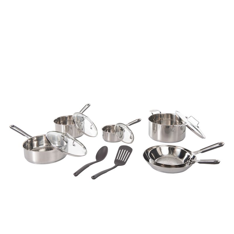 Imusa Batería De Cocina 12Piezas Tefal Expert Pro Acero Inoxidable