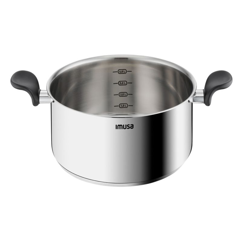 Imusa Batería De Cocina IMUSA 6 Piezas Primary Acero Inoxidable