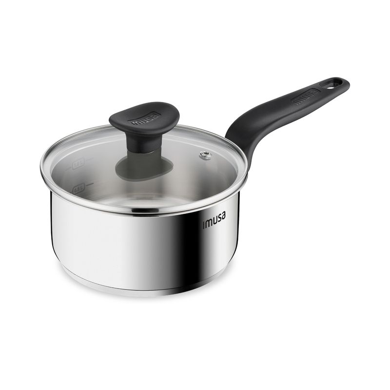 Imusa Batería De Cocina IMUSA 8 Piezas Primary Acero Inoxidable