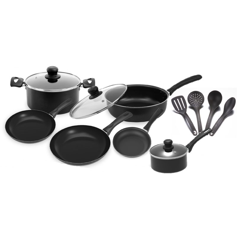 Imusa Batería de cocina IMUSA Smart Chef de 13 Piezas con Antiadherente