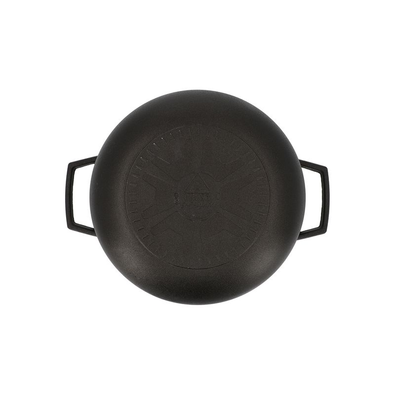 Imusa Caldero IMUSA Antiadherente Con Tapa De Vidrio 30 Cm