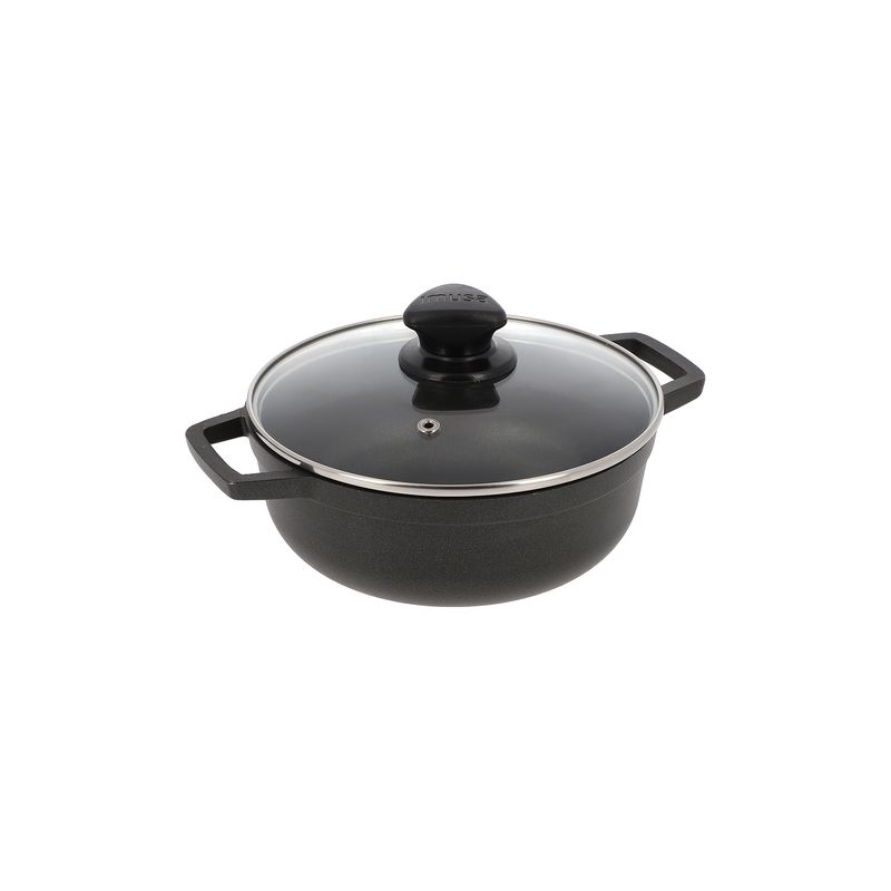 Imusa Caldero IMUSA con tapa de vidrio 22 cm