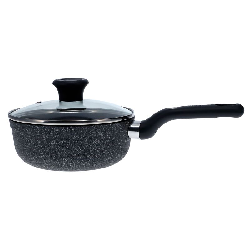 Imusa Perol IMUSA Gusto 18 Cm Con Tapa De Vidrio