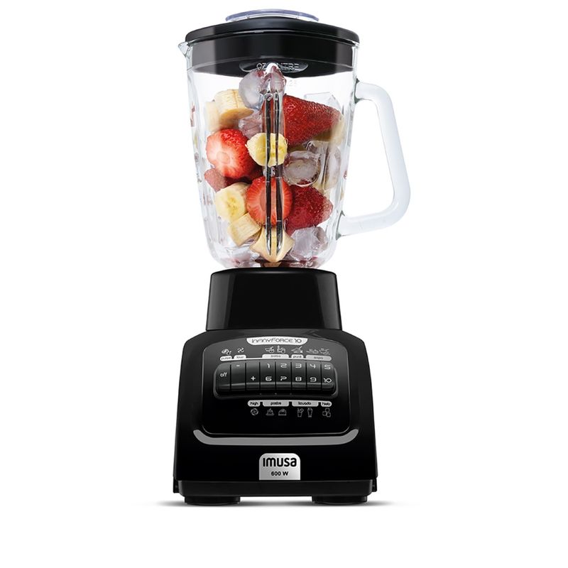 Imusa Licuadora IMUSA Infiny Force 10 Velocidades Negro