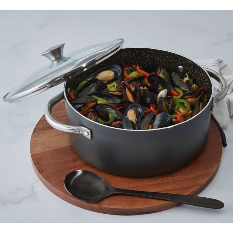 Imusa Olla Imusa 24cm Antiadherente Tapa Vidrio Talent Pro