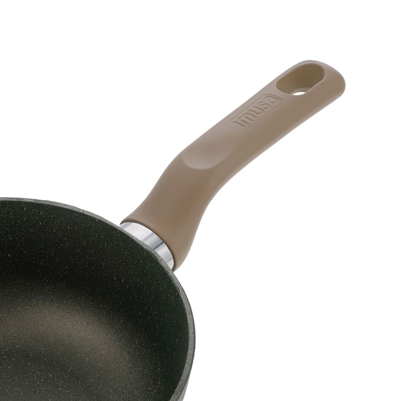 Imusa Perol IMUSA TERRA De 18cm Verde Con Tapa De Vidrio