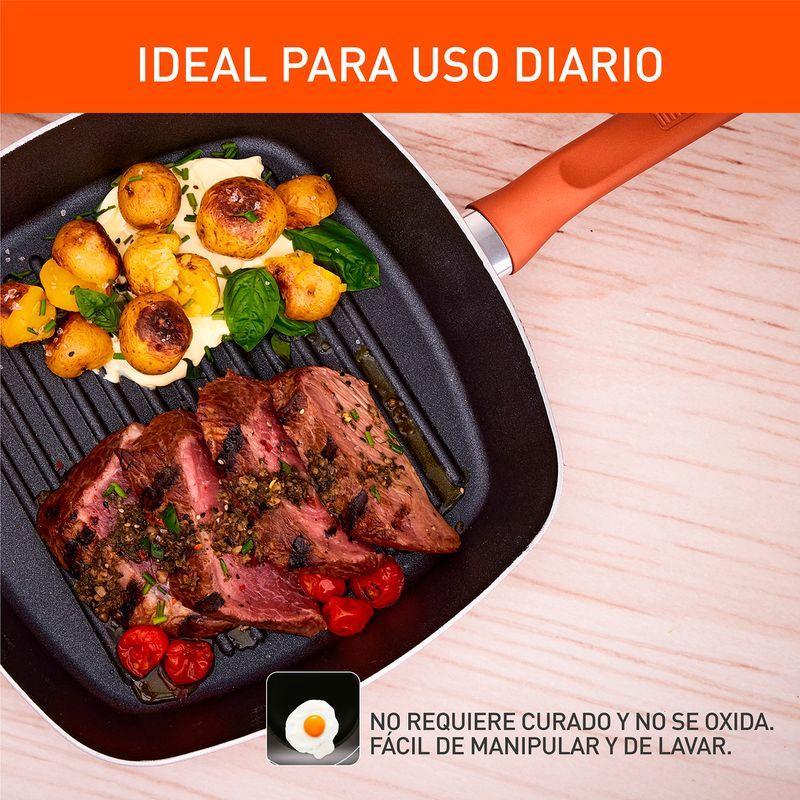 Imusa Plancha Cuadrada IMUSA 90 Años 28cm Aluminio Fundido