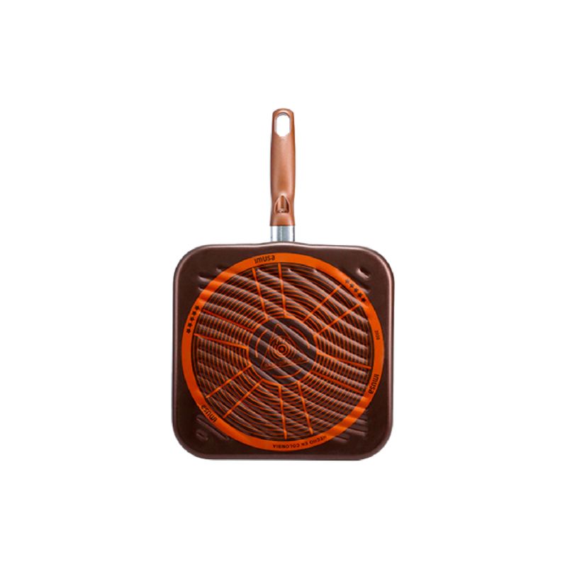 Imusa Plancha Para Asar IMUSA Talent Master Deluxe Con Venas (color Del Mango únicamente De Referencia: Puede Ser Negro O Chocolate)