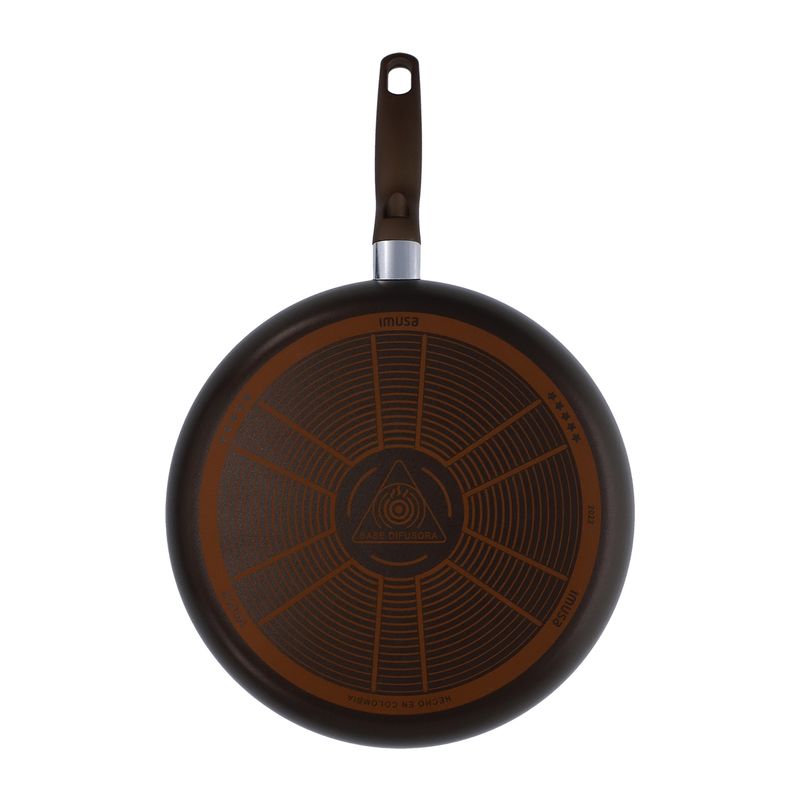 Imusa Sartén IMUSA 30cm Talent Master Deluxe Tapa De Vidrio (color Del Mango únicamente De Referencia: Puede Ser Negro O Chocolate)