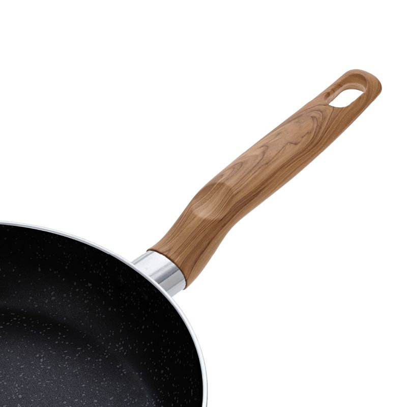 Imusa Sartén IMUSA Natural Stone De 24cm Con Tapa De Vidrio