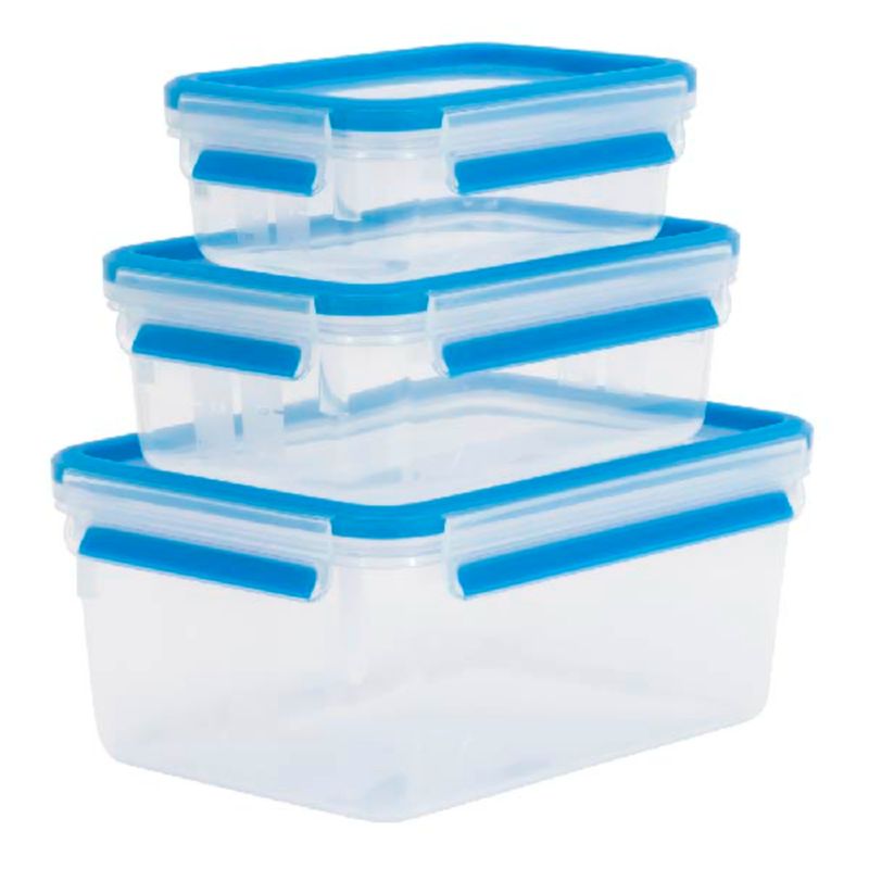 Imusa Set De 3 Recipientes Herméticos IMUSA Masterfresh