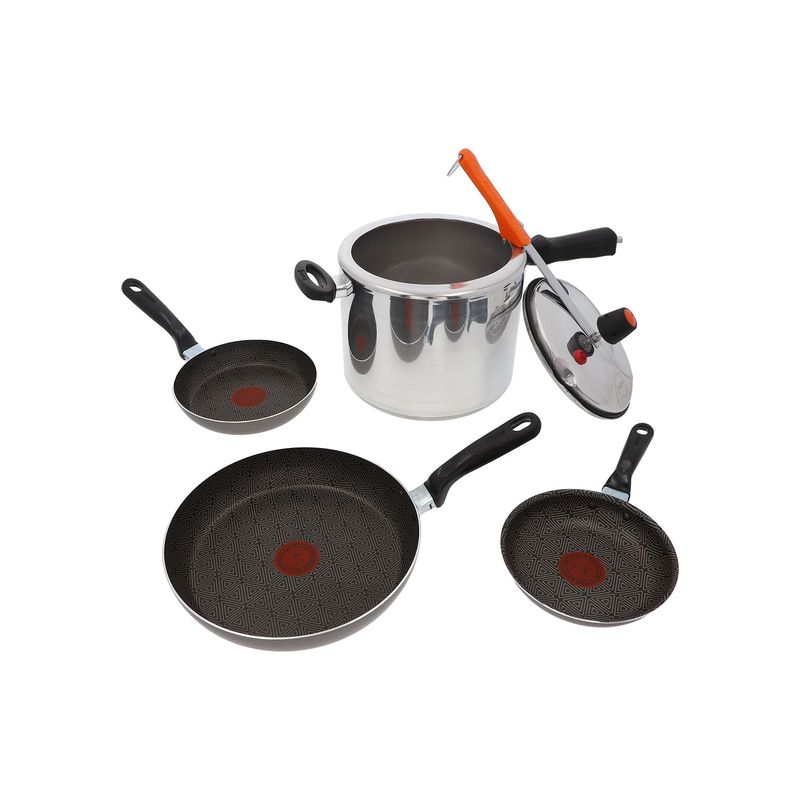 Imusa Set IMUSA Olla A Presión 7L + Sartenes 18-24cm + Cacerola 16cm