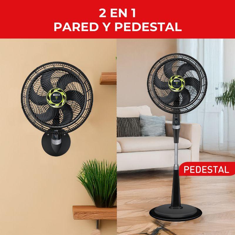 Imusa Ventilador SAMURAI Ultra Silence Force 2en1 Control Remoto