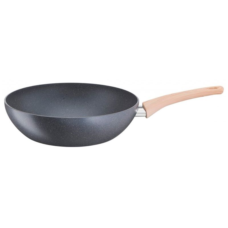 Imusa Wok TEFAL Natural Force Con Efecto Piedra 28 Cm