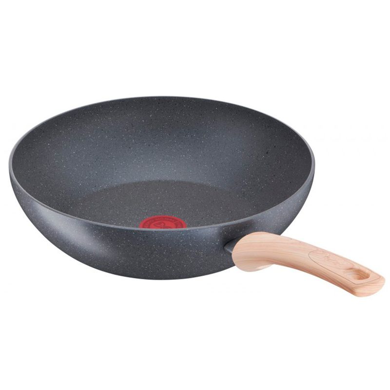 Imusa Wok TEFAL Natural Force Con Efecto Piedra 28 Cm