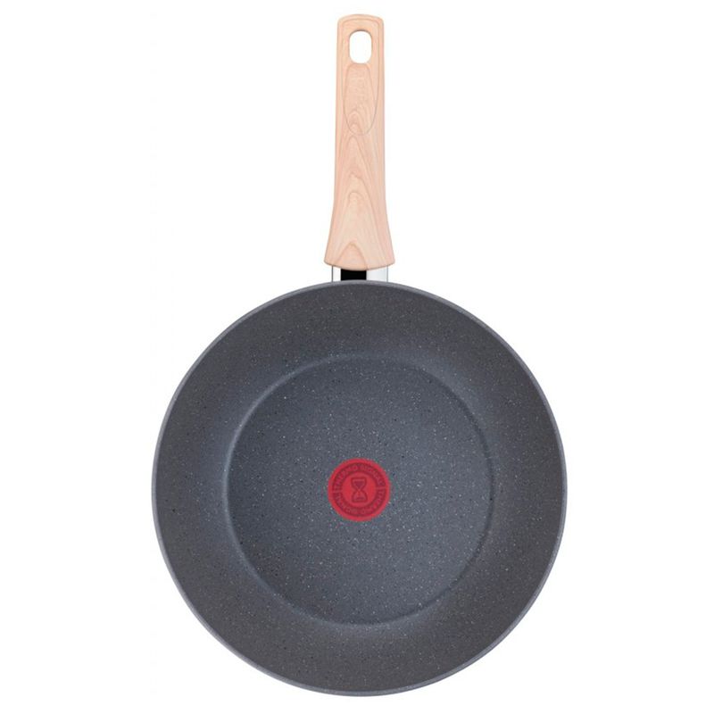 Imusa Wok TEFAL Natural Force Con Efecto Piedra 28 Cm