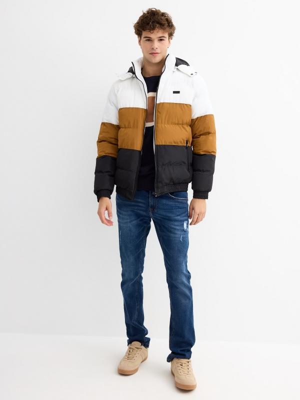 In Side Abrigo Acolchado 3 Colores