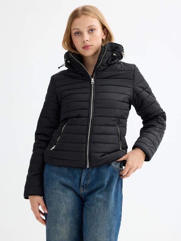 In side Abrigo acolchado con capucha