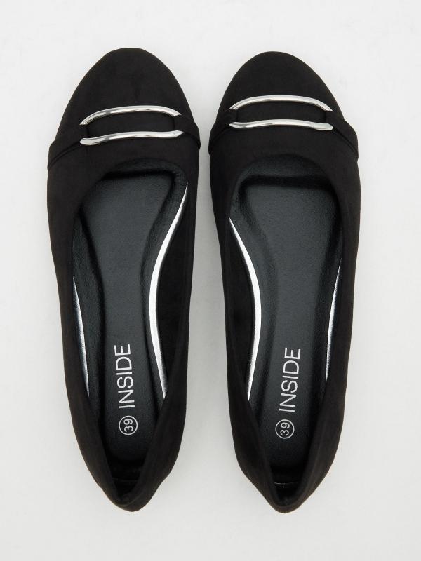 In Side Bailarina Básica Con Hebilla