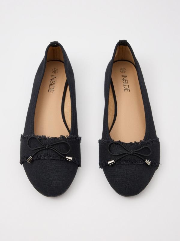 In Side Bailarina De Lona Con Lazo