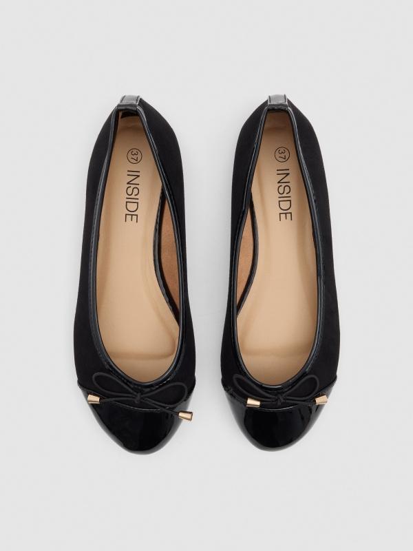 In Side Bailarinas Con Punta Charol