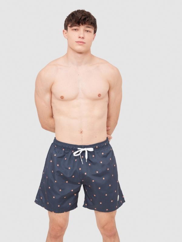 In side Bañador estrellitas