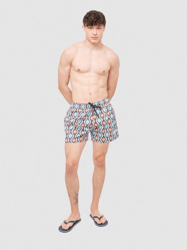 In Side Bañador Geométrico