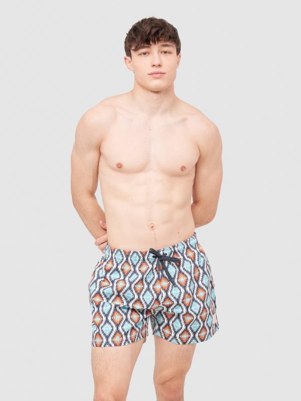 In side Bañador geométrico