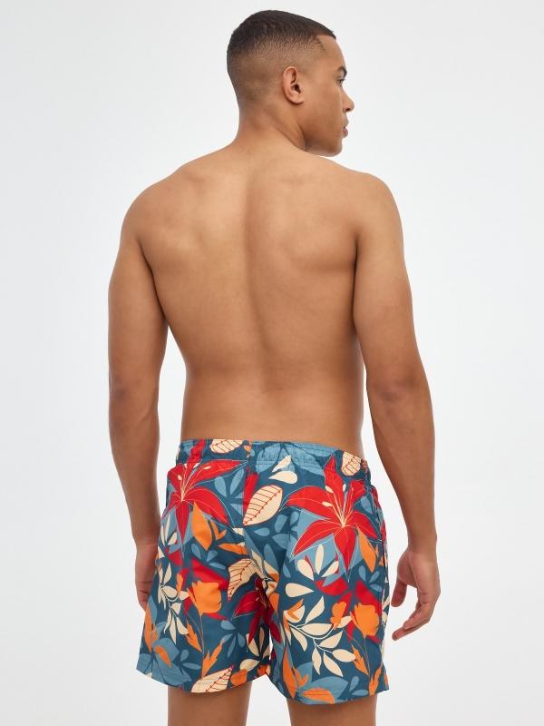 In Side Bañador Print Flores