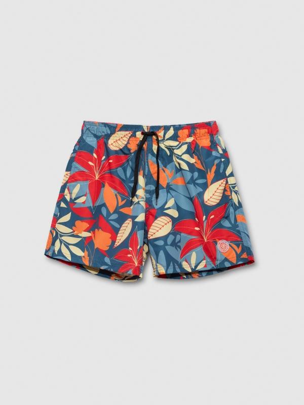 In Side Bañador Print Flores