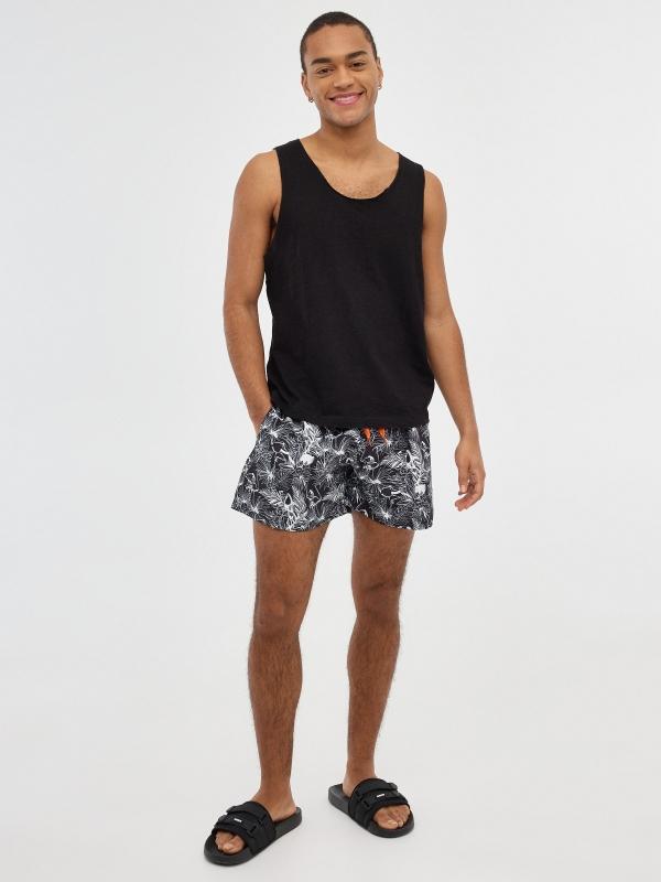 In Side Bañador Print Tropical