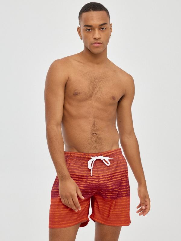 In side Bañador rayas degradado