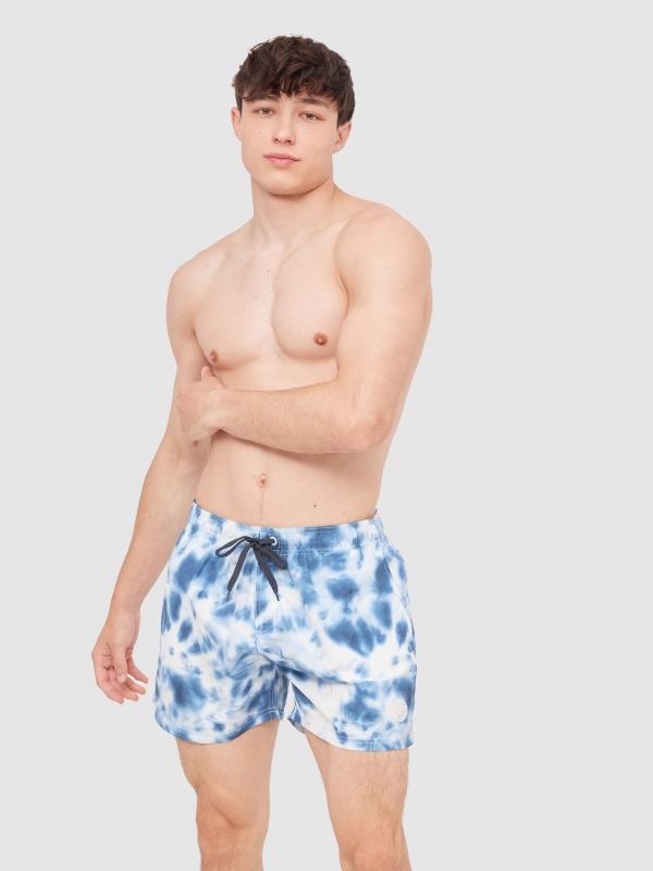 In side Bañador tie dye