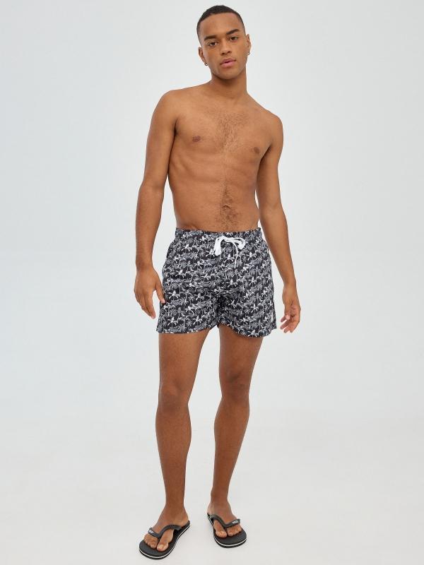 In Side Bañador Totalprint Palmeras